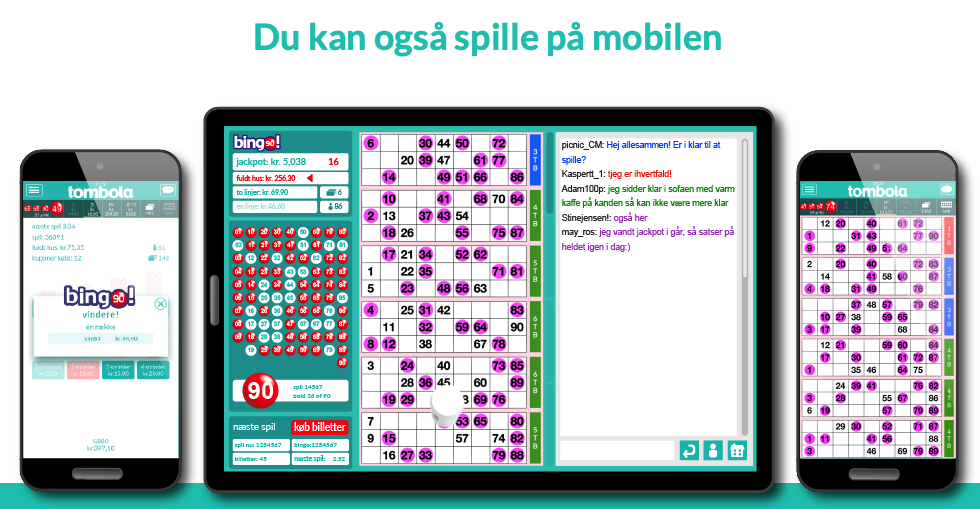 Spil Tombola fra din mobil