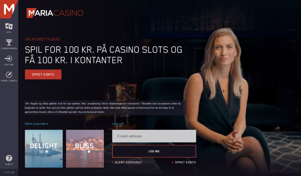 Maria Casino hjemmeside